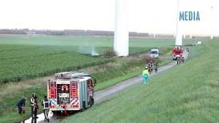 Drama na brand in windturbine Mariadijk Ooltgensplaat [upl. by Waltner338]