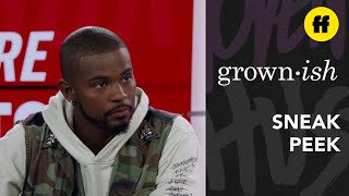 grownish Season 3 Episode 11  Sneak Peek Aarons Interview with Angela Rye  Freeform [upl. by Bergin]