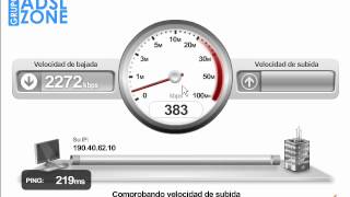 Test de velovidad Movistar Speedy testdevelocidades [upl. by Eelarol83]