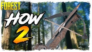 The Forest  HOW TO GET THE CROSSBOW  New Weapon [upl. by Asserac]