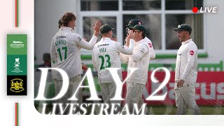 LIVE  Leicestershire CCC v Gloucestershire CCC  County Championship Day Two [upl. by Nipha]