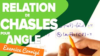 Relation de Chasles Trigonométrie  Angles Orientés  Mathrix [upl. by Citron]