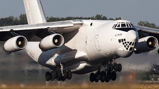 ILYUSHIN IL76 SCREAMING LOUD DEPARTURE with incredible Sound 4K [upl. by Rosalie]