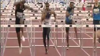 Record du monde du 110m haies masculin  Dayron Robles 12quot87 Ostrava 2008 [upl. by Waylan]