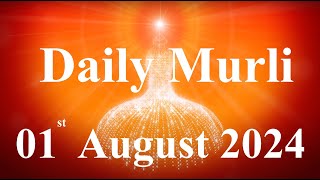 Daily Murli English 1 August 2024daily English murlimurli in EnglishEnglish murli todayMurli [upl. by Neerhtak]