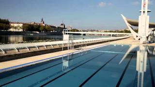 ZELLER France Piscines en inox  Lyon piscine du Rhône bassin sud réhabilitation 2014 [upl. by Miarzim]