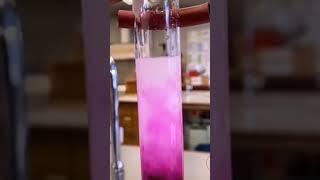 KMnO4  H2O2  Amazing Chemistry Experiments  NaOH  Phenolphthalein shorts youtubeshorts [upl. by Atselec]