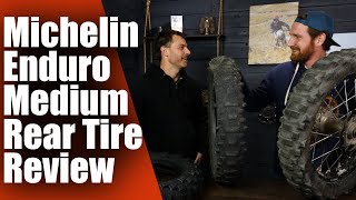 Michelin Enduro Medium Rear Tire Review And Comparison To Metzeler 6 Days Extreme Enduro Tire [upl. by Friedland]