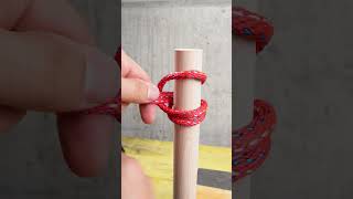 Denken Sie an diesen Trick Einfacher Knoten zum Seil befestigen knoten knot seil lifehack tip [upl. by Attennek]