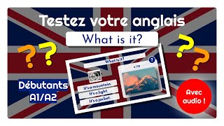 ❓❓ Quiz 1  Tester votre anglais  Débutants A1A2 [upl. by Evers]