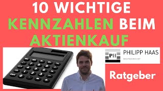 Die 10 wichtigsten Kennzahlen bei Aktien und Aktienkauf  einfach erklärt mit Formeln 2019 [upl. by Petr809]