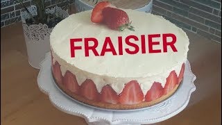 RAMADAN 2019🌙 RECETTE FRAISIER FACILE ET RAPIDE الفريزيي أو كيك الفراولة [upl. by Liss815]