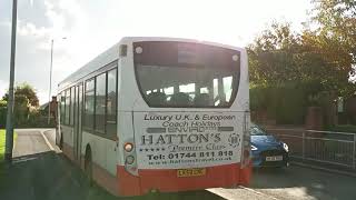 10 St Helens Bus Single Decker at Garswood  30 Sep 2022  by Daddy Bus [upl. by Einnus]