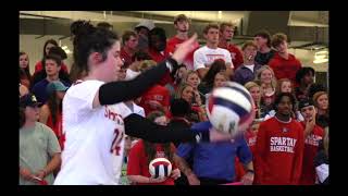 Saraland Volleyball State Playoffs 2021 [upl. by Griselda]