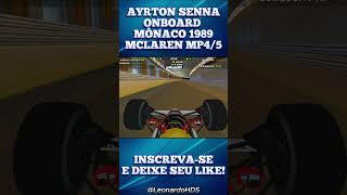 AYRTON SENNA ONBOARD MÔNACO 1989 shorts [upl. by Lacagnia440]