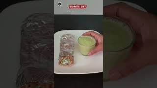 Indian Diabetic Diet  Falafel Wrap Recipe  May 27 shorts [upl. by Ymmik]