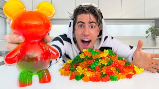 HACIENDO EL OSITO DE GOMITA MAS GRANDE DEL MUNDO  OSITO GOMINOLA GIGANTE  GIANT GUMMY [upl. by Fredella]