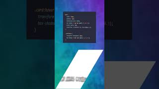 ¿Cómo darle vida a tus tarjetas en CSS en segundos short shorts development [upl. by Seugram478]