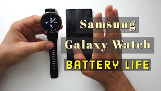 Battery life on Galaxy Watch 46mm SMR800 [upl. by Ecam644]