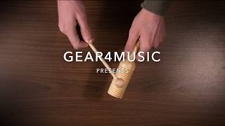 2 Tone Handled Guiro  Gear4music demo [upl. by Eessac]