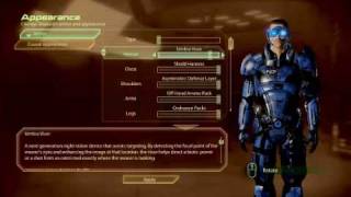 Mass Effect 2  Customization Armor ALL ARMORS PC [upl. by Macdermot156]