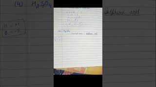 Find out the oxidation state of H2SO4 Sulphuric Acidchemistry chemicalcompounds oxidationstate [upl. by Leasa]