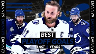 Tampa Bay Lightnings BEST PLAYOFF GOALS Over The Last 5 Years [upl. by Dominga]