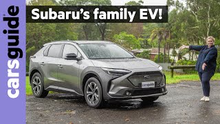 Subaru Solterra 2024 review AWD  A new electric car for the family [upl. by Eirdua]