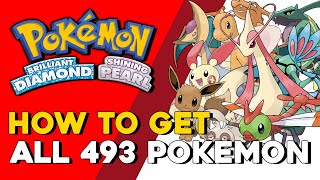 Pokemon Brilliant Diamond amp Shining Pearl How To Get All 493 Pokemon All Pokemon Locations BDSP [upl. by Coulson]