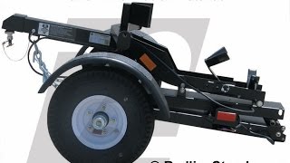 Stinger Folding Motorcycle Trailer by RedlineStandscom [upl. by Haven13]