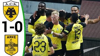 AEK Athens vs Aris 10 All Goals and Extended Highlights [upl. by Ailemac661]