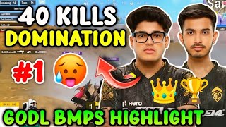 GODLIKE BMPS MATCHES HIGHLIGHTS  Godlike BMPS Finals Highlights  Godlike 40 Kills Domination 🔥🔥 [upl. by Waldon]