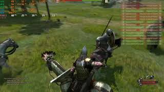 Mount amp Blade II Bannerlord battle 500 vs 500 benchmark ryzen 5 3600 RX 5700 XT Undervolting [upl. by Inittirb]