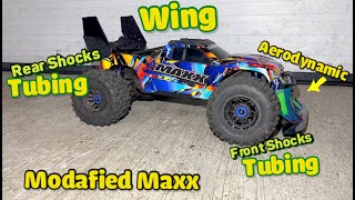 Modified Traxxas Maxx v2 100mph [upl. by Enitnatsnoc950]