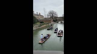 Punting in Cambridge [upl. by Eeslehc]