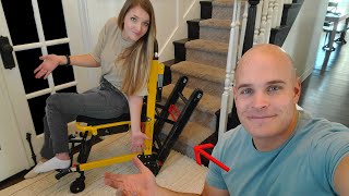 Can this wheelchair Really Climb STAIRS  Mobile Stairlift [upl. by Ner885]