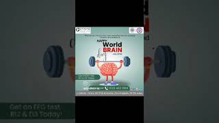 Happy World Brain Day  Get an EEG test B12 amp D3 Today  Prayag Hospital  01204021900 [upl. by Nillok]