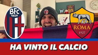 Bologna Roma 20 ❤️💙 HA VINTO IL CALCIO HA VINTO THIAGO MOTTA [upl. by Britton771]