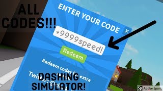 All codes in Dashing Simulator [upl. by Aehsat]