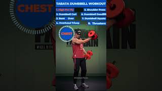 4 Minute Tabata Dumbbell Full Body Workout Part 01 HIIT Workout Shorts [upl. by Peria]