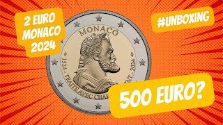 Unboxing Hat sich das Warten gelohnt 2 Euro Monaco 2024 Vertrag von Burgos mit Charles V [upl. by Llehcnom]