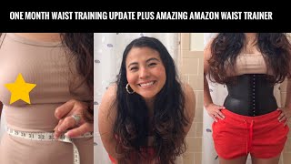 1 Month WAIST TRAINING UPDATE amp YIANNA AMAZON 2020 BEST WAIST TRAINER MUST HAVE [upl. by Eatnhoj]