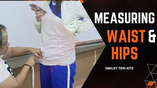 MEASURING THE WAIST AND HIPS OF STUDENTS 4 THE FITNESS ASSESSMENT 05092024 highlights livestreams [upl. by Massey]