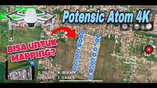 DJI KETARKETIR Test Fitur Tapfly Potensic Atom 4K Drone 6 Jutaan Terbaik [upl. by Hanonew]