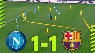 NÁPOLES 11 FC BARCELONA ANÁLISIS GOLES CON UN ERROR COMÚN [upl. by Tabor]