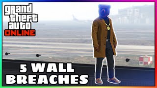 5 Wall Breaches After Patch 168 GTA Online [upl. by Yelnikcm]