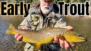 My Dads BIGGEST Trout In YEARS Wisconsins Early CampR Trout Season [upl. by Repohtsirhc]