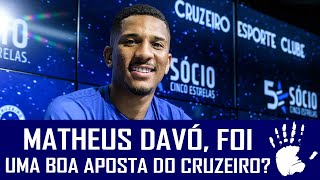 MATHEUS DAVÓ FOI UMA BOA CONTRATAÇÃO DO CRUZEIRO ATACANTE EX BAHIA CORINTHIANS E GUARANI [upl. by Kciredorb110]