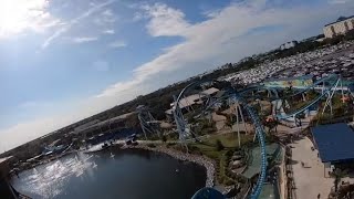 Pipeline Front Row POV at Seaworld Orlando [upl. by Kletter]