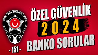 Özel Güvenlik 2024 Sınav Soruları  Özel Güvenlik Sınav Soruları [upl. by Ecertak103]